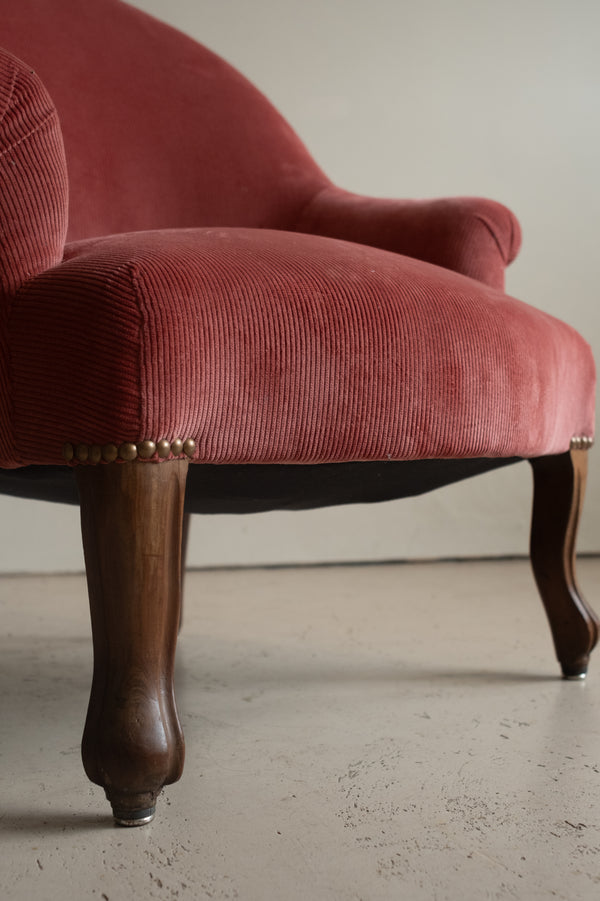 Pair of Napoleon III-style Tub Armchair
