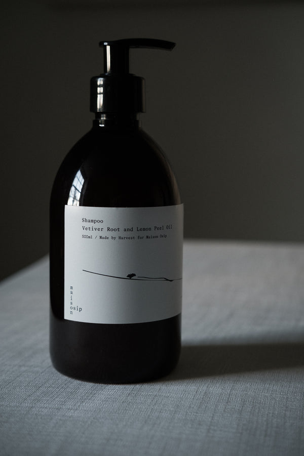 Harvest x Maison Osip Vetiver Root and Lemon Peel Oil Shampoo