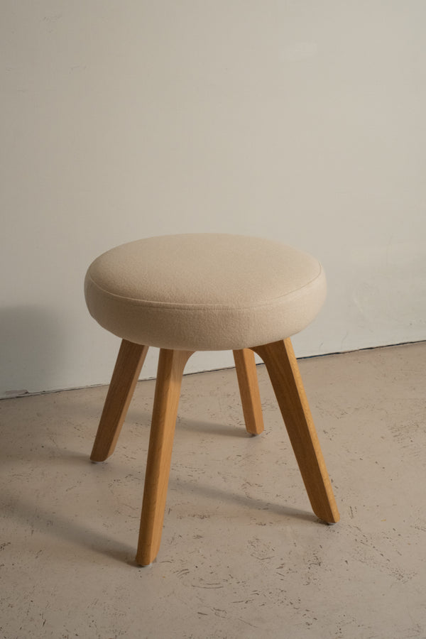 Cushioned Oak Stools