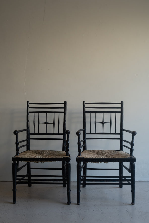 Pair of Arts and Crafts Sussex Armchairs